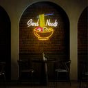 Send Noods Neon Sign - Reels Custom