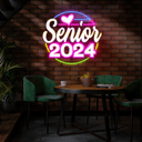 Senior 2024 Artwork Neon Sign - Reels Custom
