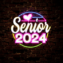 Senior 2024 Artwork Neon Sign - Reels Custom