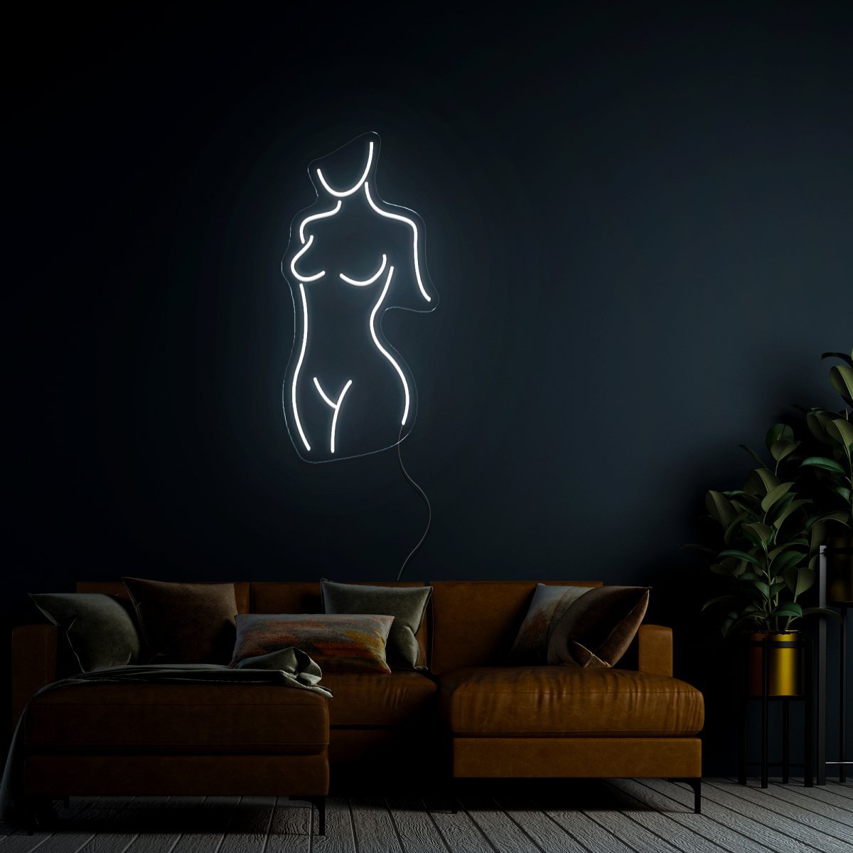 Sexy Lady Female Body Neon Sign - Reels Custom