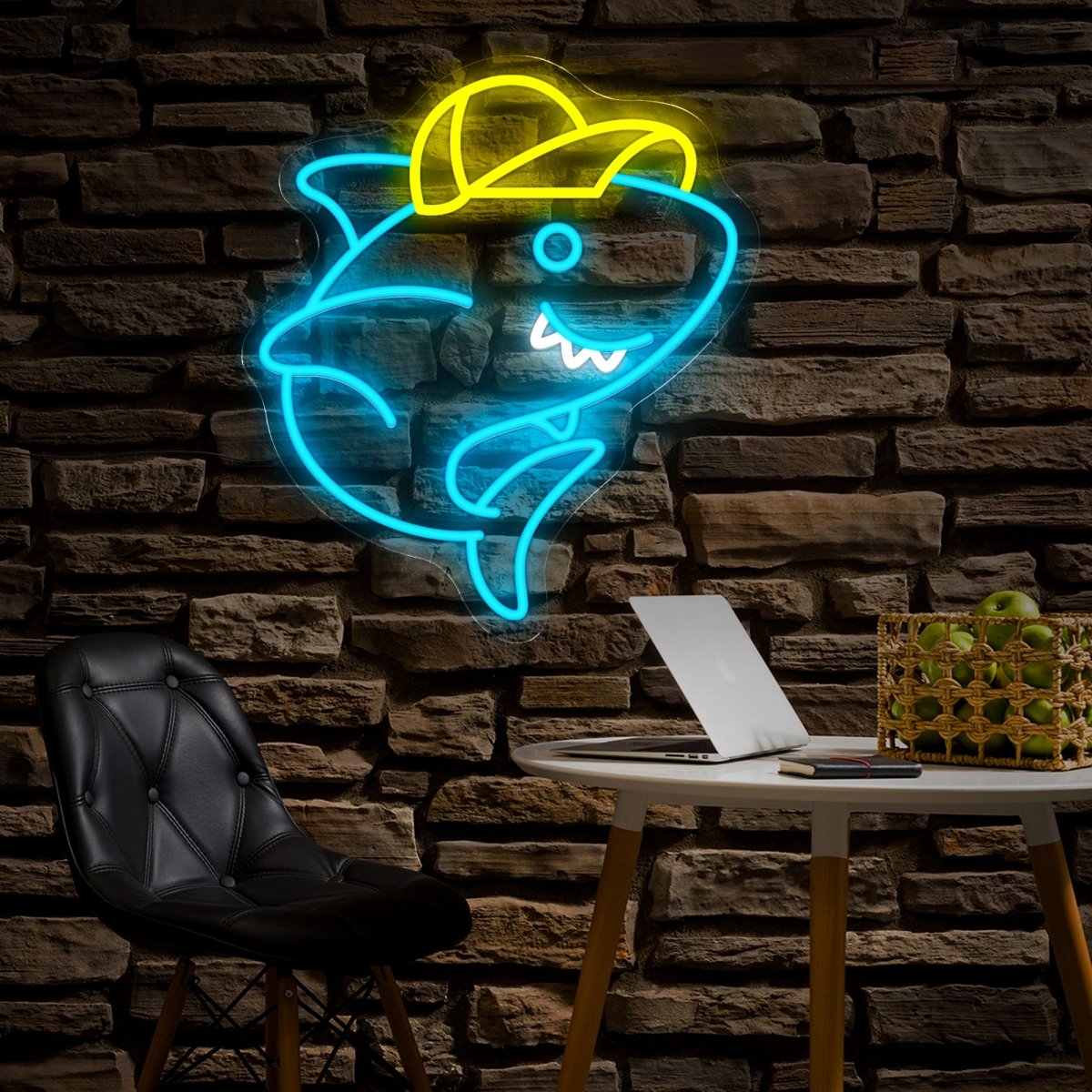 Sharky Neon Sign - Reels Custom