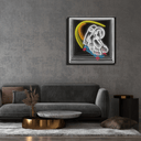 Skateboarding Astronaut Infinity Neon Sign - Reels Custom