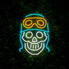 Skull Face Neon Sign - Reels Custom