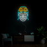 Skull Face Neon Sign - Reels Custom