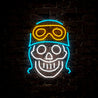 Skull Face Neon Sign - Reels Custom
