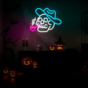 Skull Head Smoking Led Neon Sign - Reels Custom