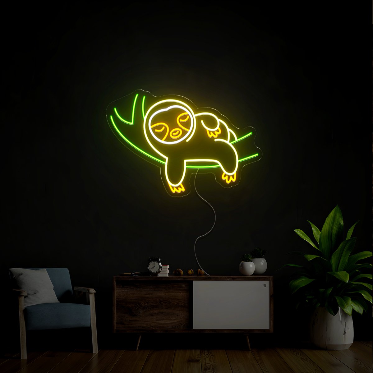 Sloth Animal Neon Sign - Reels Custom