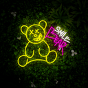 Smile Bear Neon Sign - Reels Custom