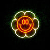 Smile Groovy Flower Led Neon Sign - Reels Custom