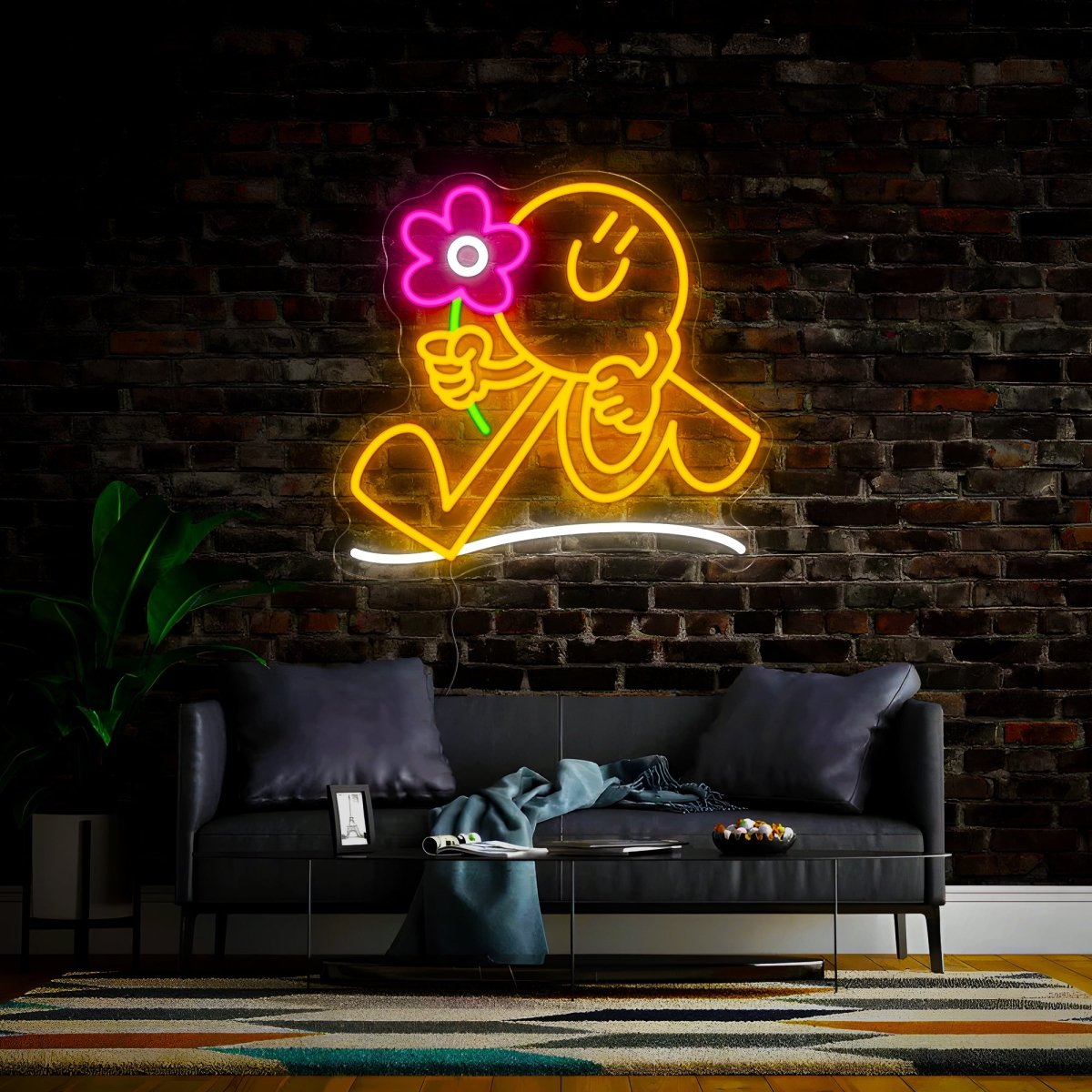 Smile Neon Sign - Reels Custom