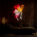 Smoke Hand Neon Sign - Reels Custom