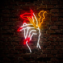 Smoke Hand Neon Sign - Reels Custom
