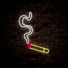 Smoke Out Of Cigarette Neon Sign - Reels Custom