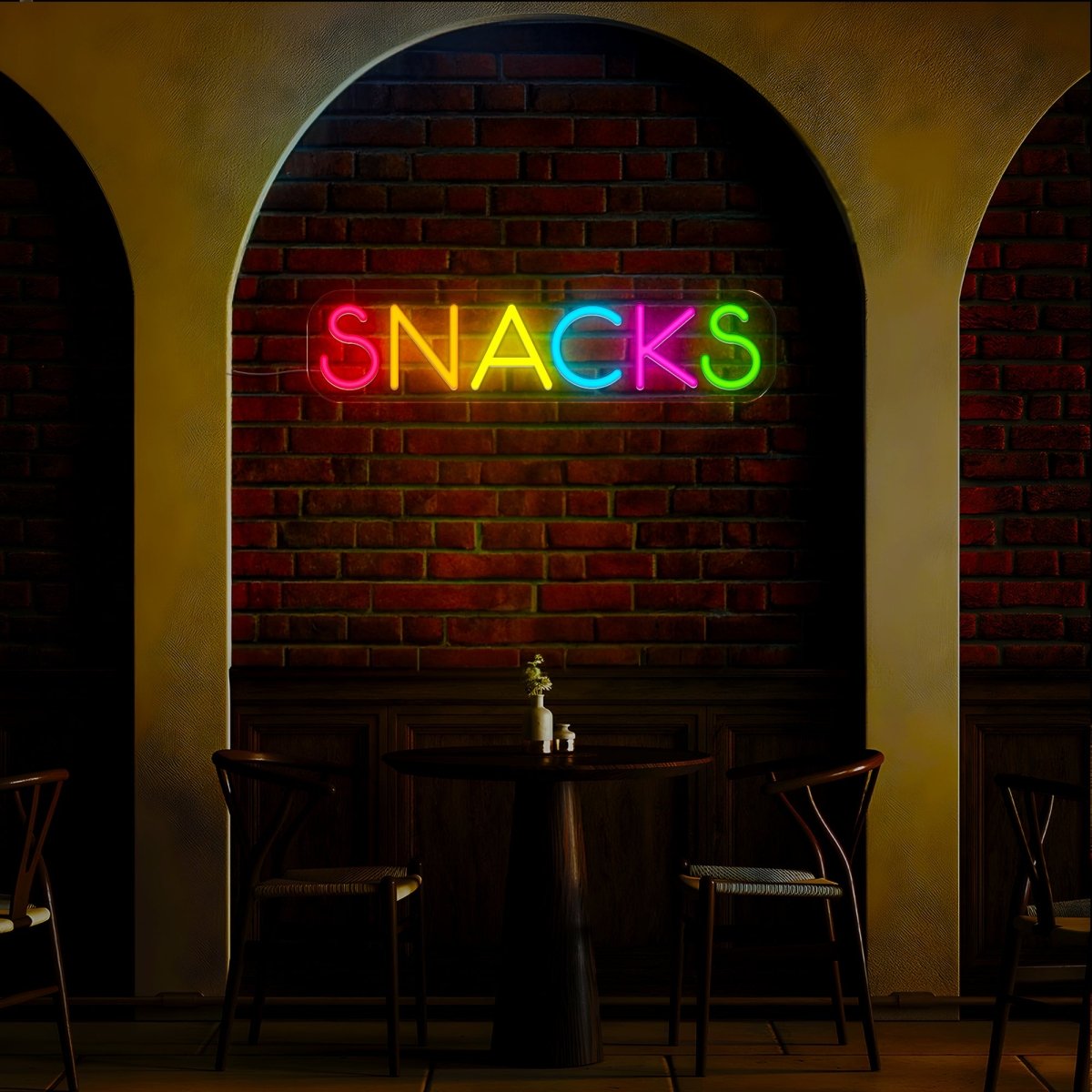 Snacks Neon Sign - Reels Custom