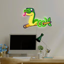 Snake Artwork Led Neon Sign - Reels Custom