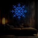 Snowflake Christmas Led Neon Sign - Reels Custom