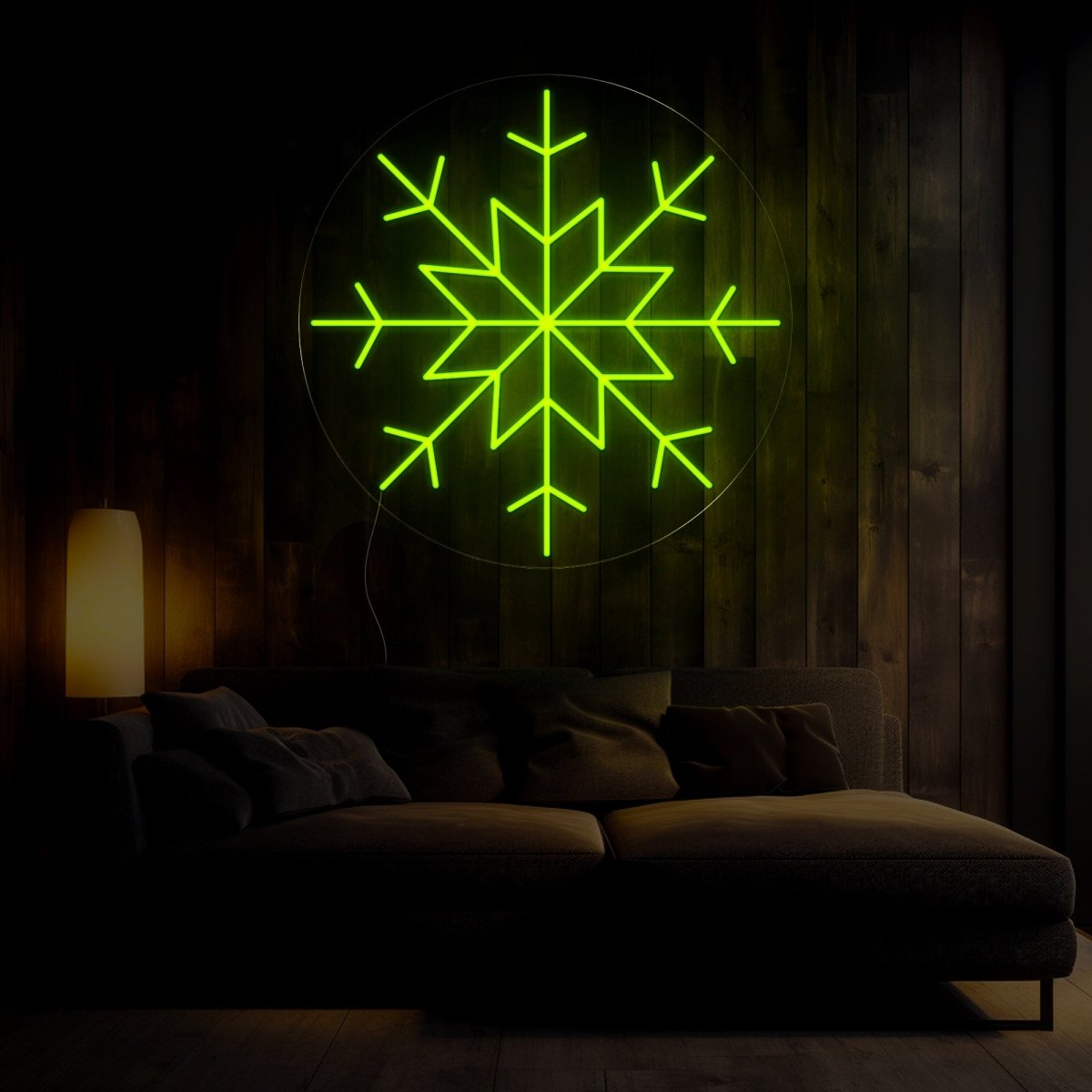 Snowflake Christmas Led Neon Sign - Reels Custom