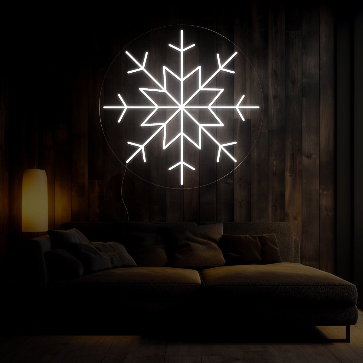 Snowflake Christmas Led Neon Sign - Reels Custom