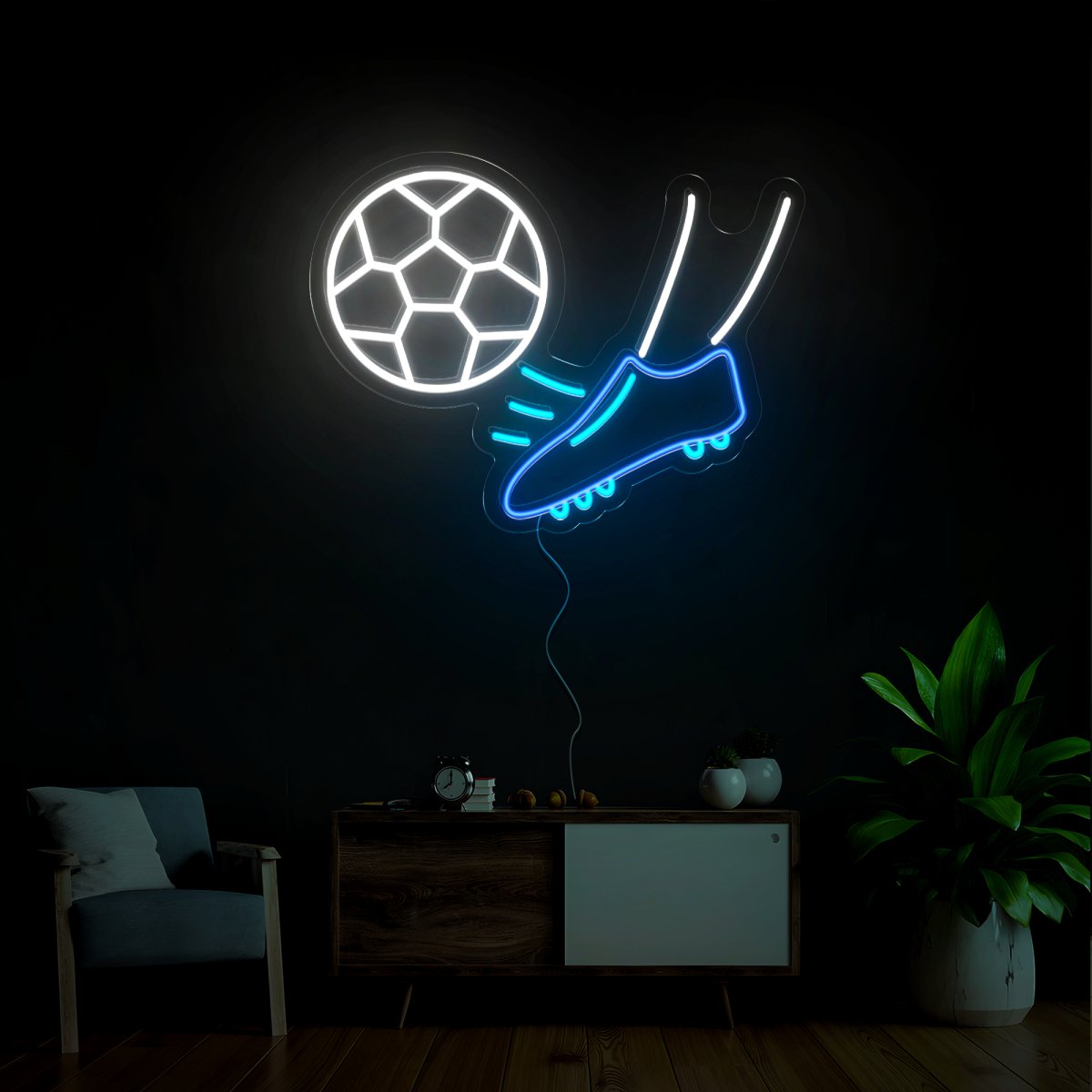 Soccer Neon Sign - Reels Custom