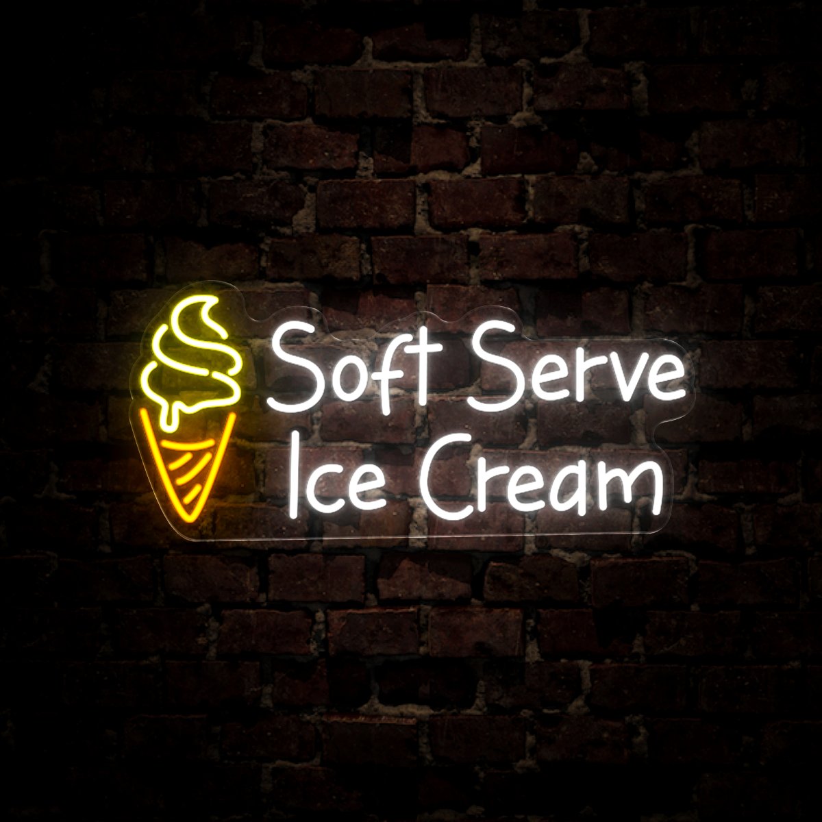 Soft Serve Ice Cream Neon Sign - Reels Custom