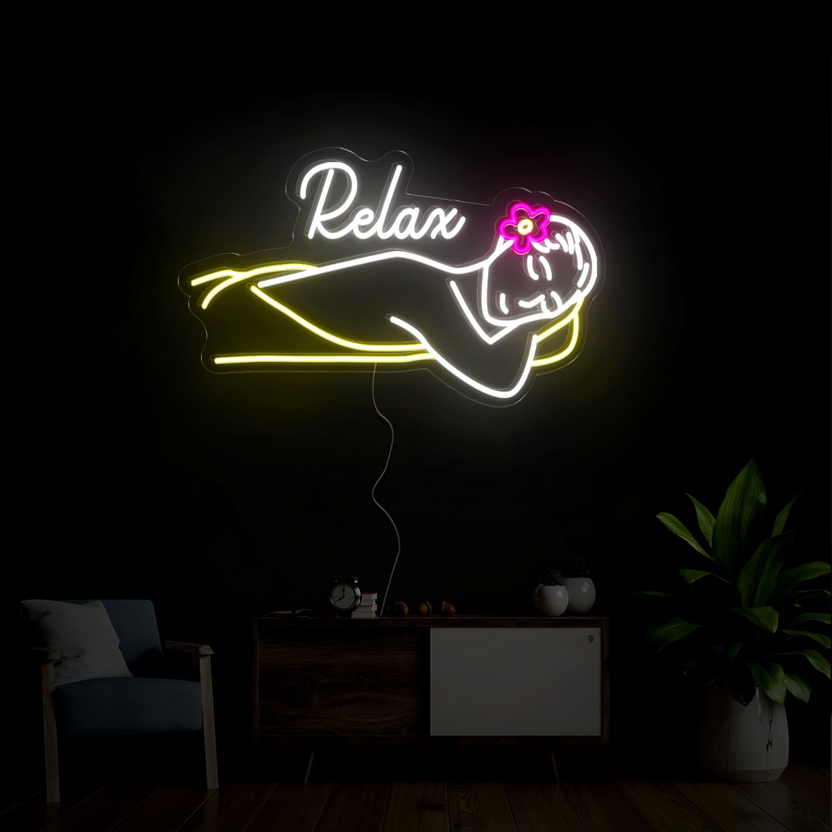 Spa Massage Relax Neon Sign - Reels Custom