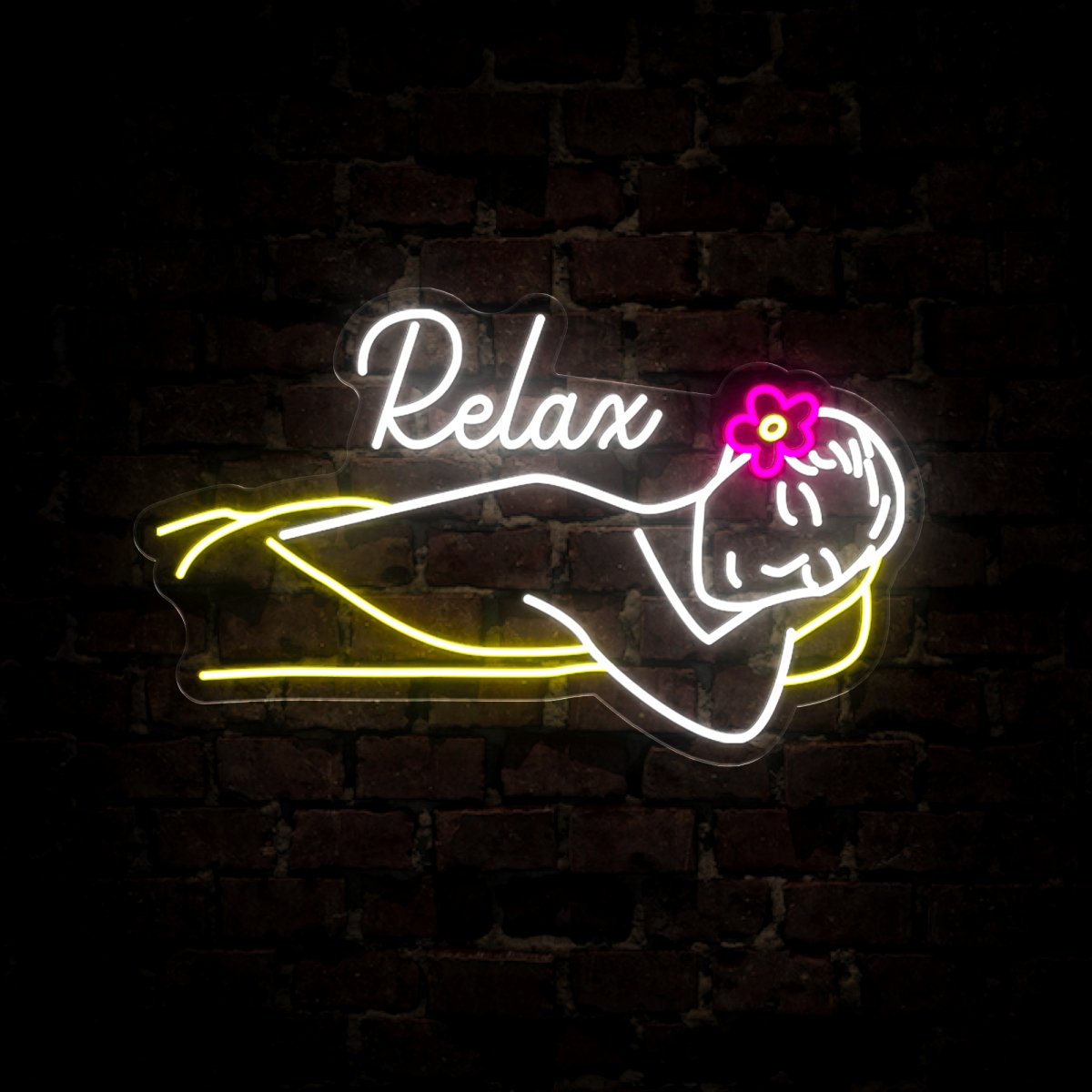 Spa Massage Relax Neon Sign - Reels Custom