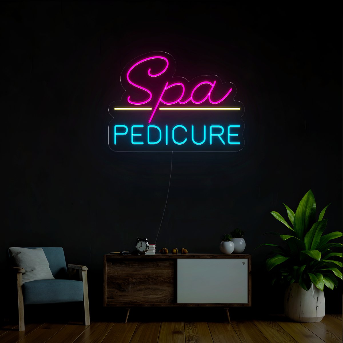 Spa Pedicure Neon Sign - Reels Custom