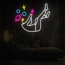 Space Head Led Neon Sign - Reels Custom