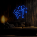 Space Head Neon Sign - Reels Custom