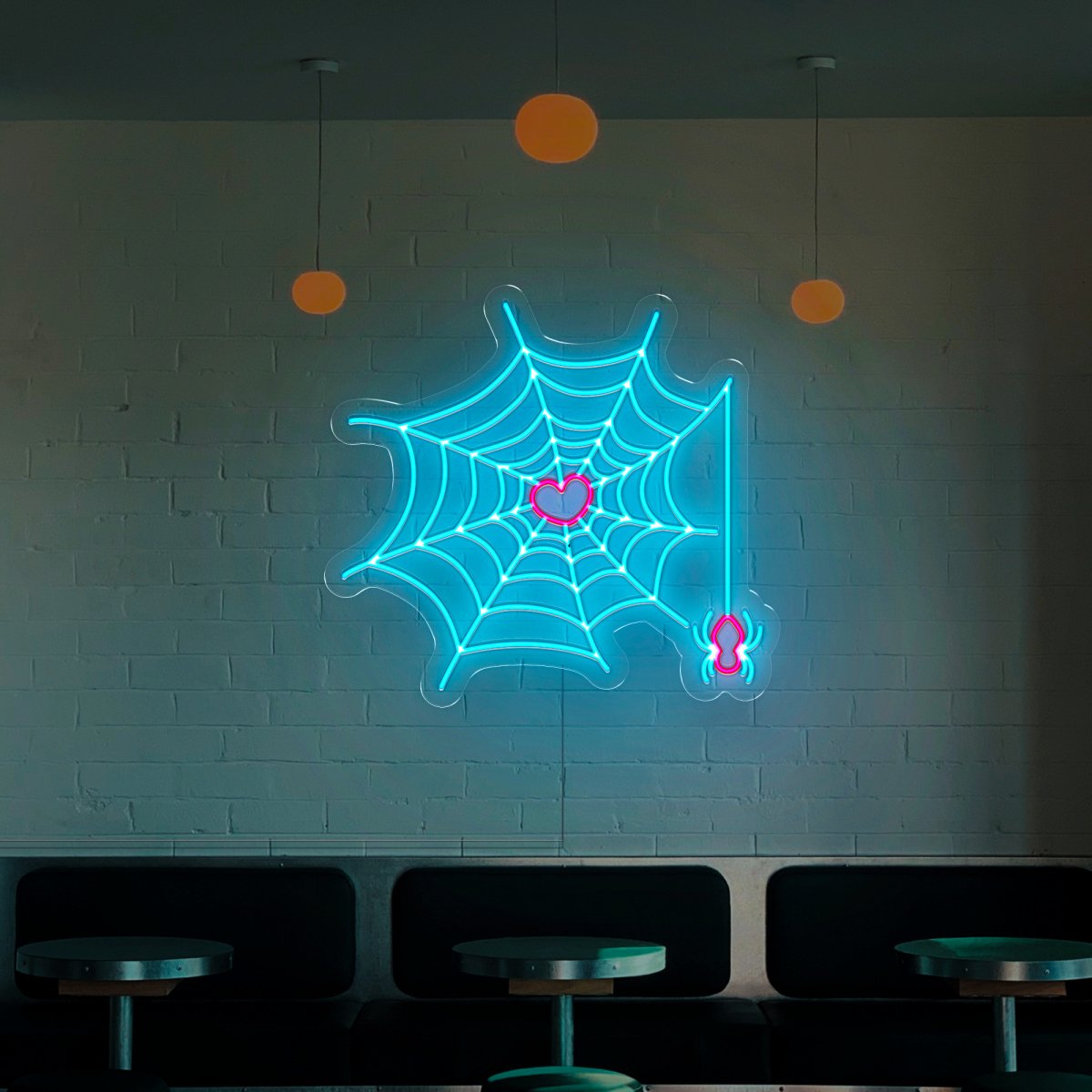 Spider Web Neon Sign - Reels Custom