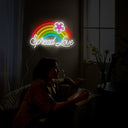 Spread Love LGBT Neon Sign - Reels Custom