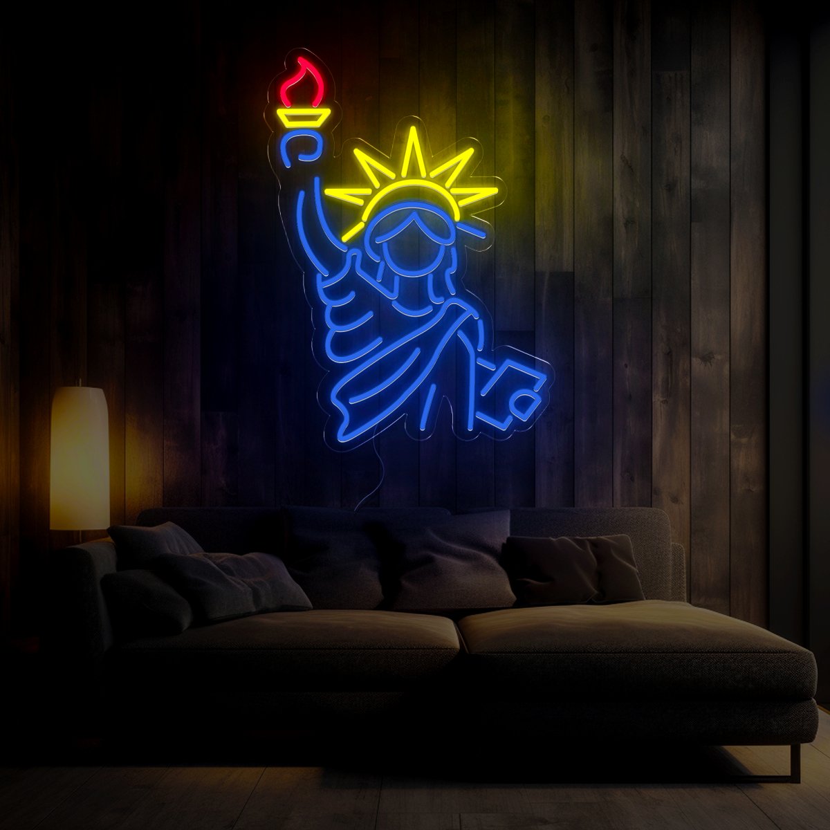 Statue of Liberty Iconic Led Neon Sign - Reels Custom