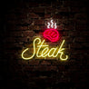 Steak Neon Sign - Reels Custom