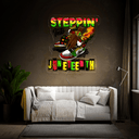 Stepping Into Juneteenth Artwork Led Neon Sign - Reels Custom