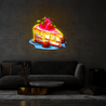 Strawberry Cake Artwork Led Neon Sign - Reels Custom