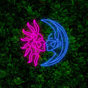 Sun And Moon Lovers Neon Sign - Reels Custom