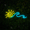 Sun and Wave Nature Led Neon Sign - Reels Custom