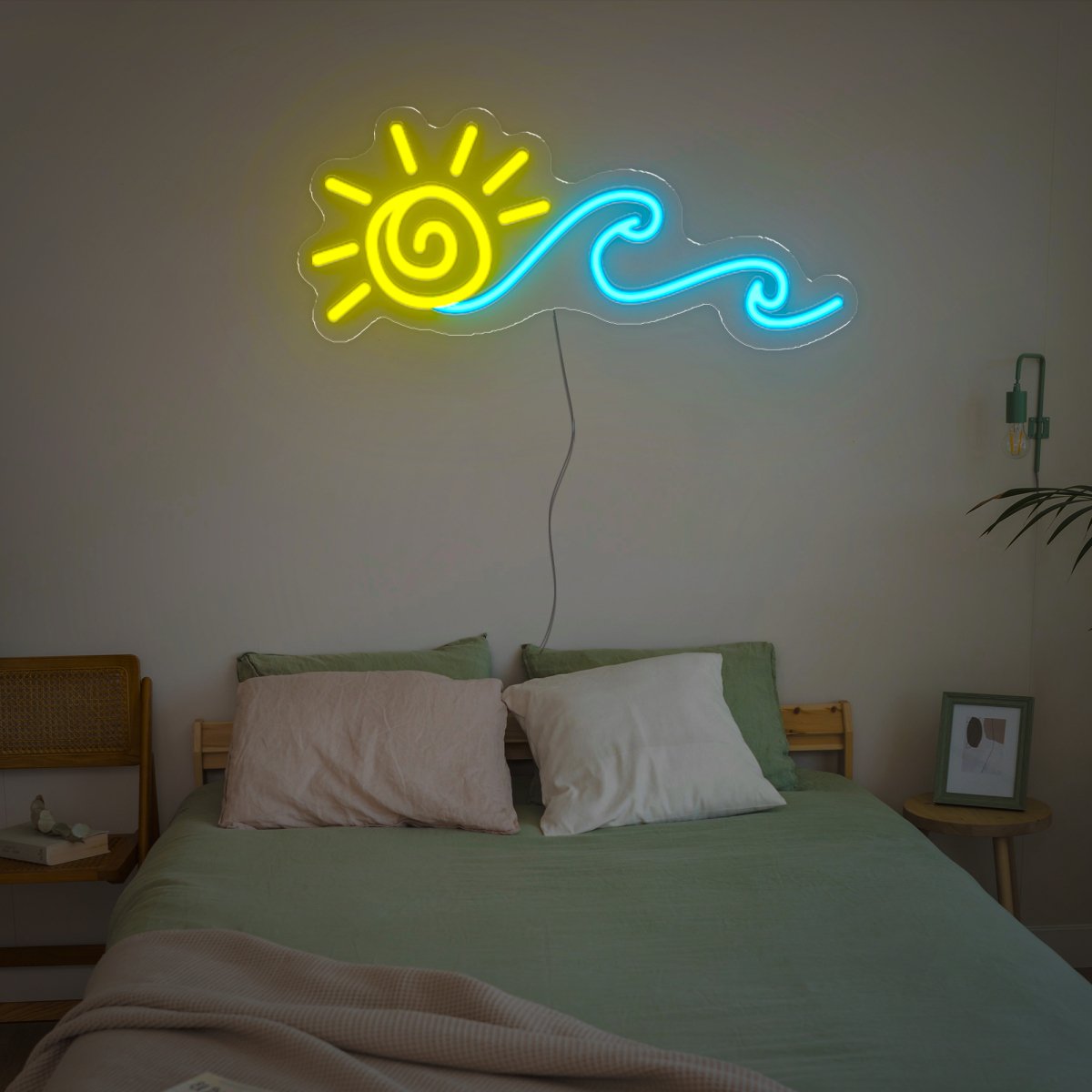 Sun and Wave Nature Led Neon Sign - Reels Custom