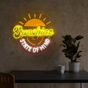 Sun Shine State Of Mind Artwork Neon Sign - Reels Custom