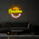 Sun Shine State Of Mind Artwork Neon Sign - Reels Custom