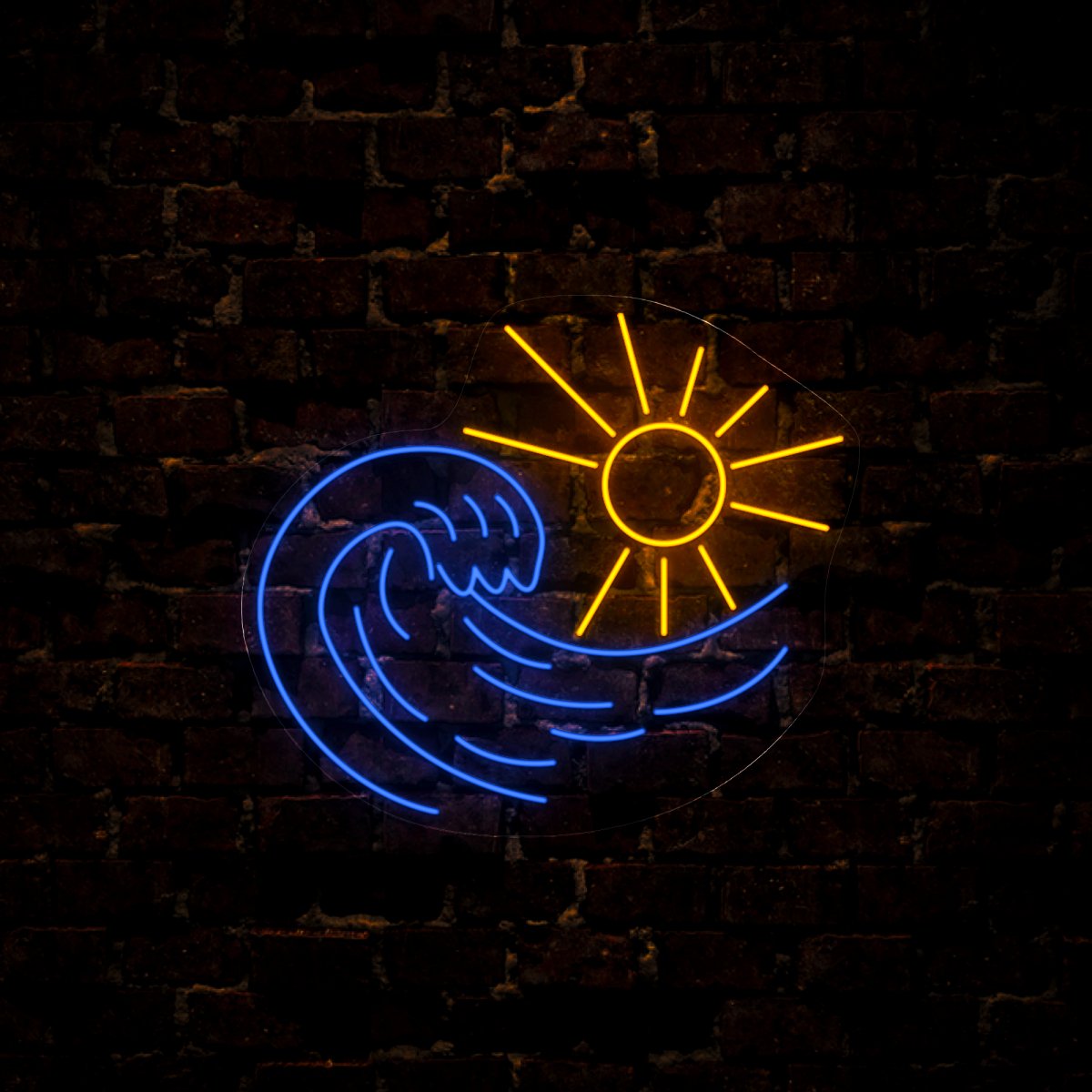 Sun Wave Neon Sign - Reels Custom