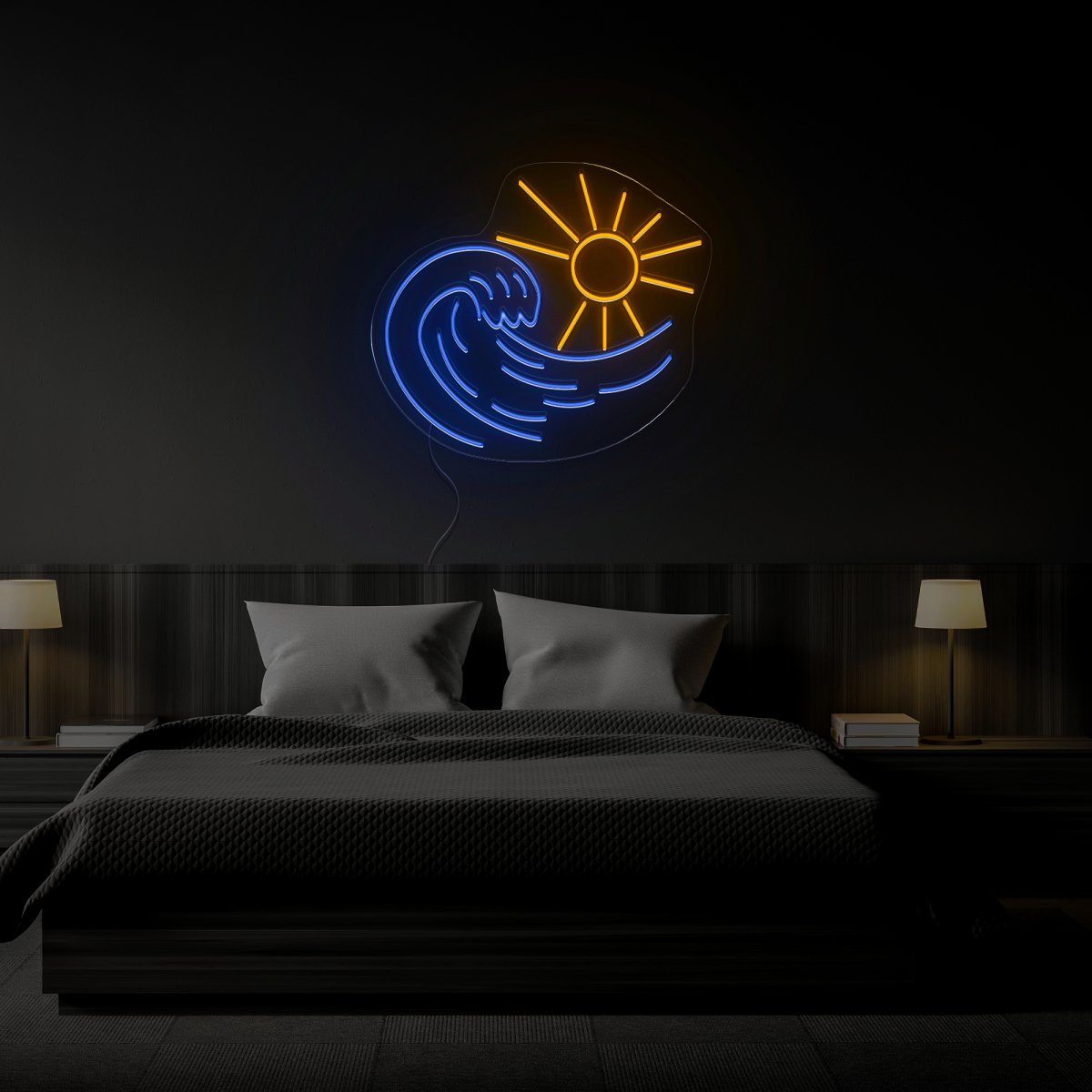 Sun Wave Neon Sign - Reels Custom