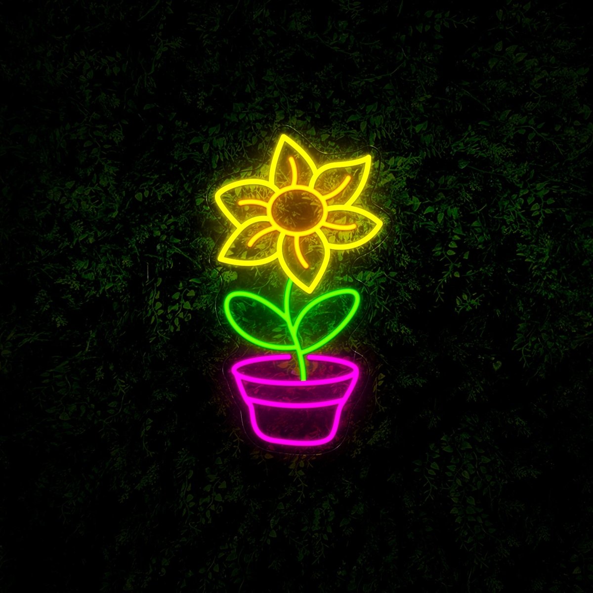 Sunflower Led Neon Sign - Reels Custom