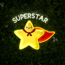 SupperStar Artwork Led Neon Sign - Reels Custom