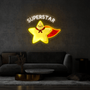 SupperStar Artwork Led Neon Sign - Reels Custom