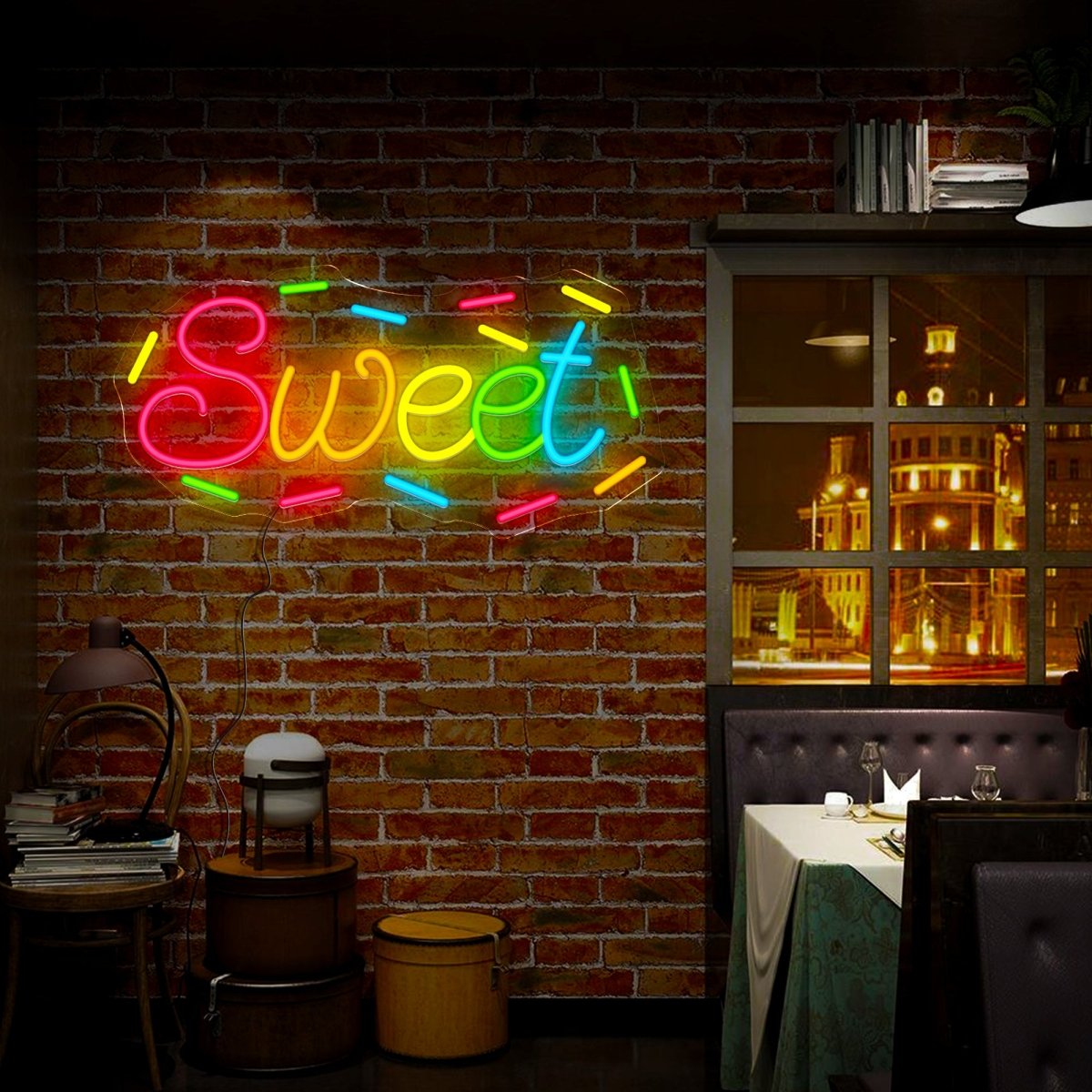 Sweet Neon Sign - Reels Custom