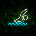 Swimmer Neon Sign - Reels Custom