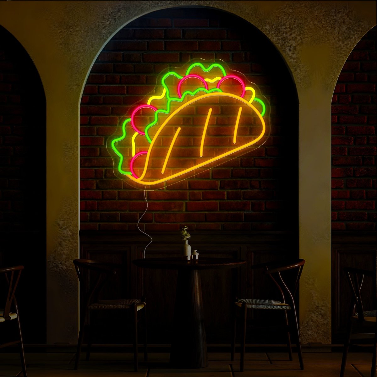 Taco Neon Sign - Reels Custom