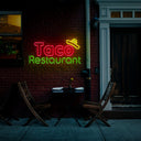 Taco Restaurant Neon Sign - Reels Custom