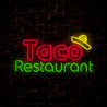 Taco Restaurant Neon Sign - Reels Custom